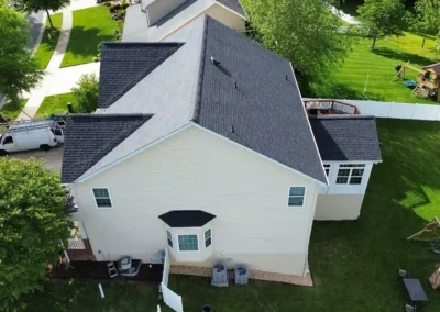After roof look with Owens Corning Duration shingles in Onyx Black