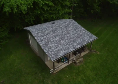 After look of the roof with Owens Corning Duration shingle on Pacific Wave color