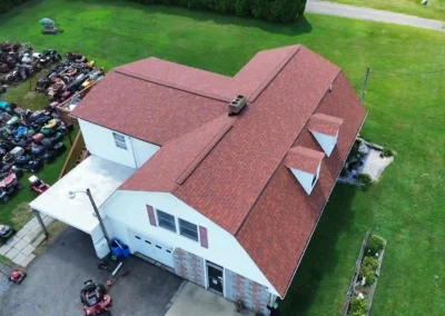 After look of the roof with Owens Corning Duration shingle on Terra Cotta