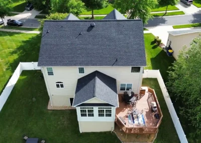 After roof look with Owens Corning Duration shingles in Onyx Black