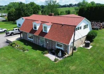 After look of the roof with Owens Corning Duration shingle on Terra Cotta