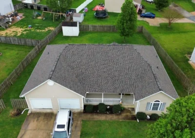 After look of roof project with GAF Timberline HDZ shingles in Cedar Falls