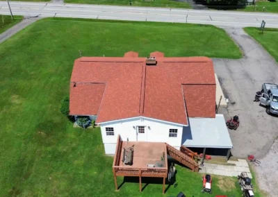 After look of the roof with Owens Corning Duration shingle on Terra Cotta