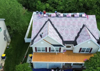 Before look of roof before the replacement