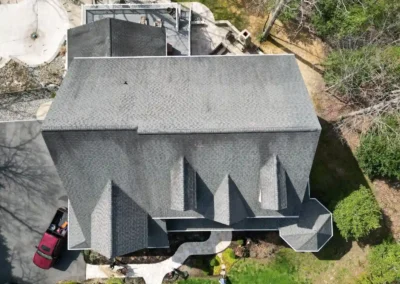 Before look of project with the roof