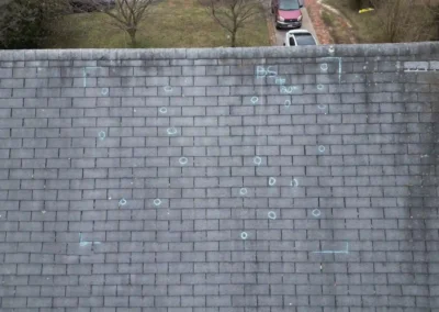 Look of roof before roof replacement