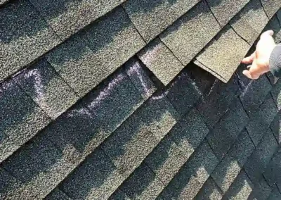 Before look of roof before the replacement