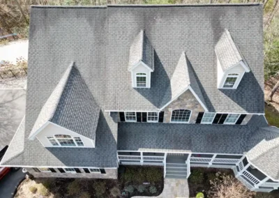 Before look of project with the roof