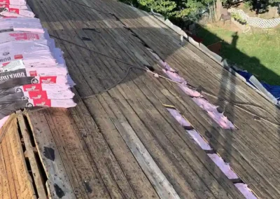 Look of roof before roof replacement