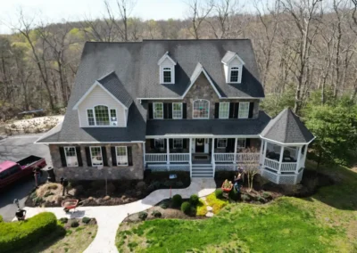 Before look of project with the roof