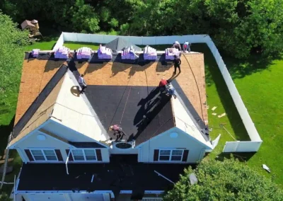 Before look of roof before the replacement