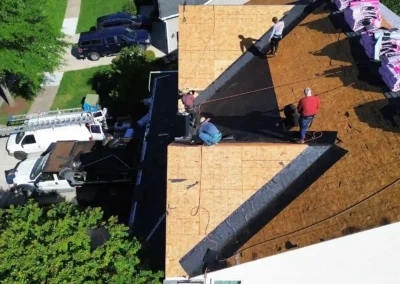 Before look of roof before the replacement