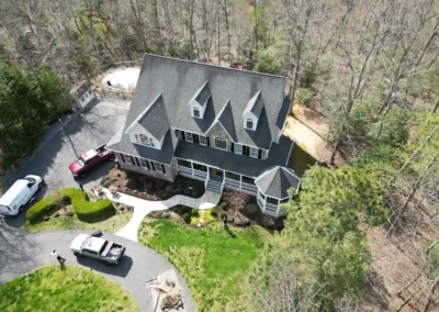 Before look of project with the roof