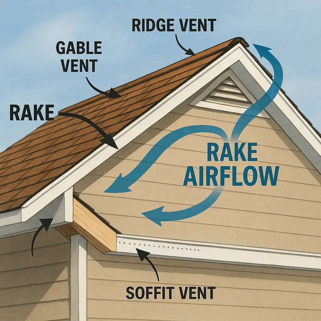 The Role of Rakes in Roof Airflow The Role of Rakes in Roof Airflow img rep