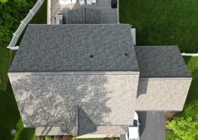 New look of roof with Owens Corning Duration shingles in Driftwood