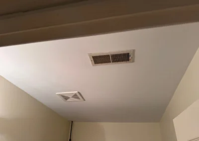 After look of house with roof ventilation