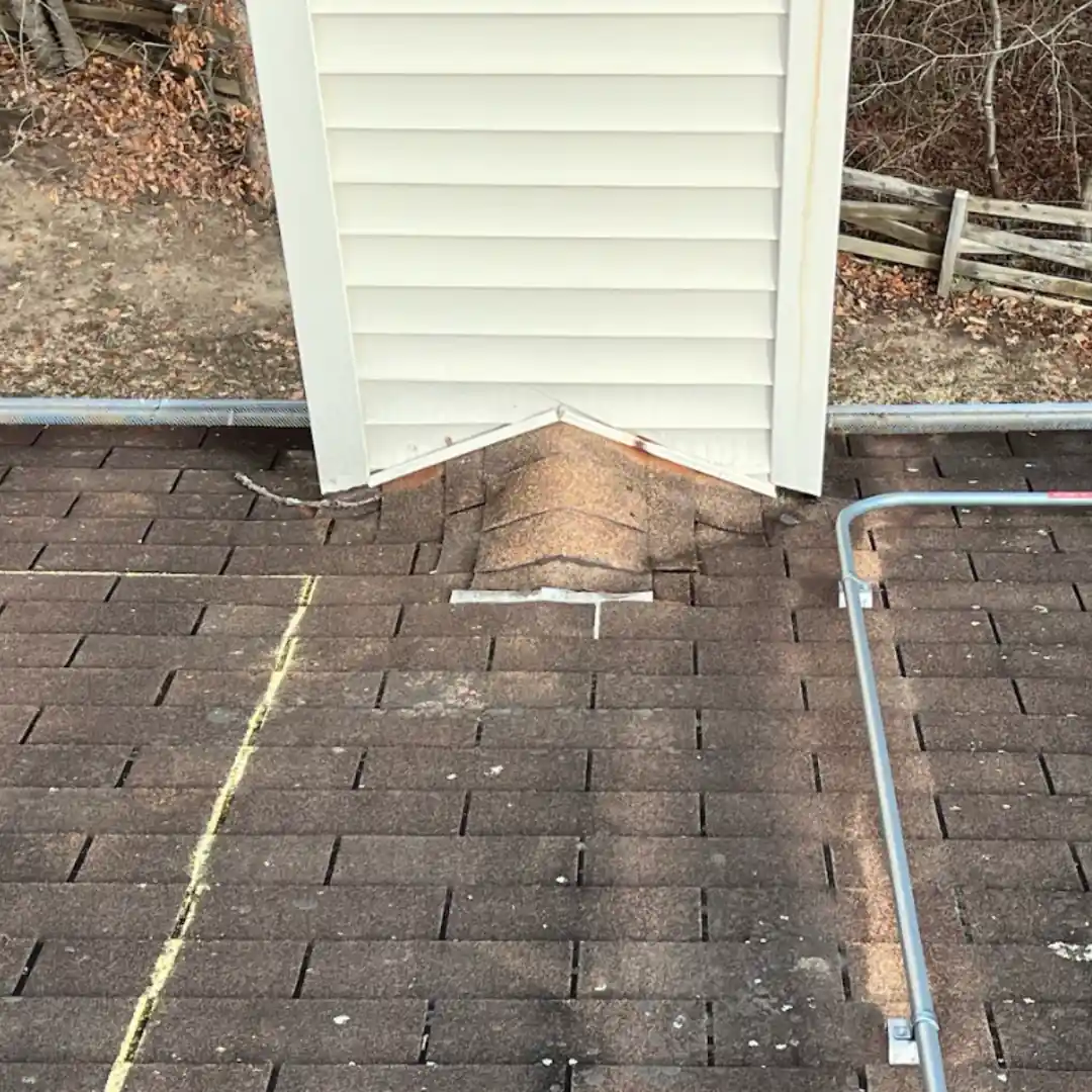 2. Faulty Flashing Around Chimneys or Vents img rep
